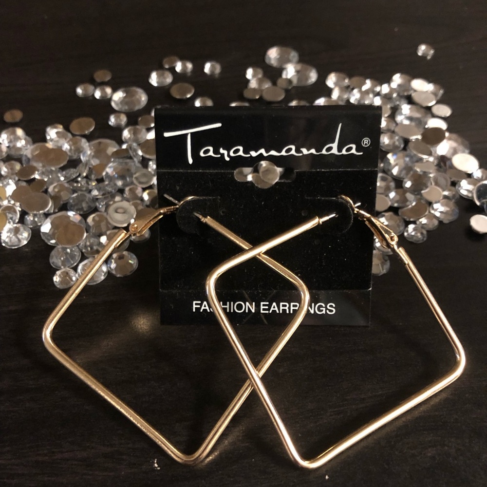 Squared Hoop Earrings